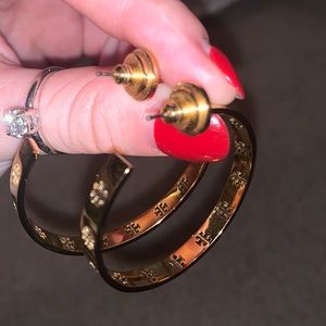 Tory Burch big hoops